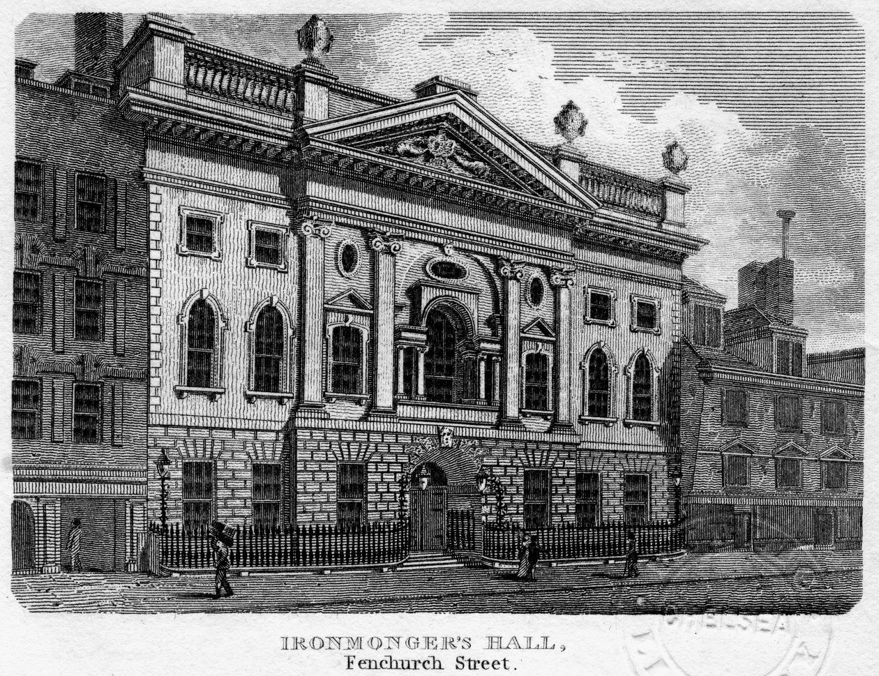 Ironmongers Hall, Fenchurch Street, Ciudad de Londres, 1812 de Sands