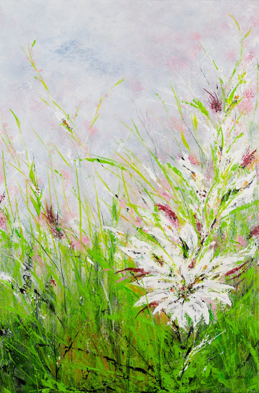 Flora, 2022 (acrílico sobre lienzo) de Sandy Iseli