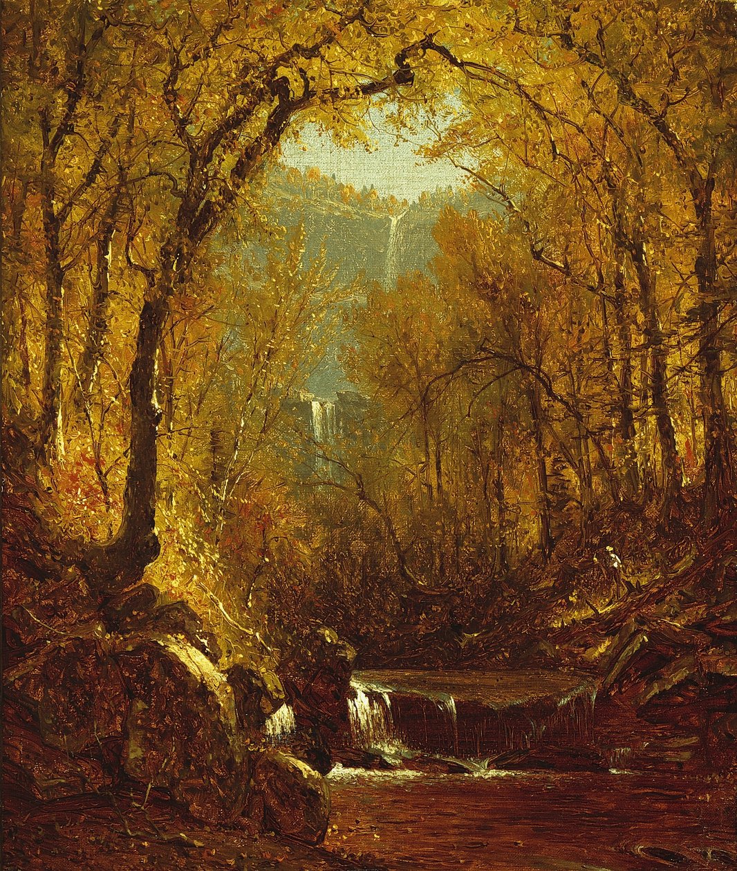 Cataratas Kaaterskill, 1871 de Sanford Robinson Gifford