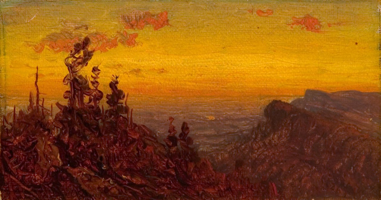Desde las montañas Shawangunk de Sanford Robinson Gifford