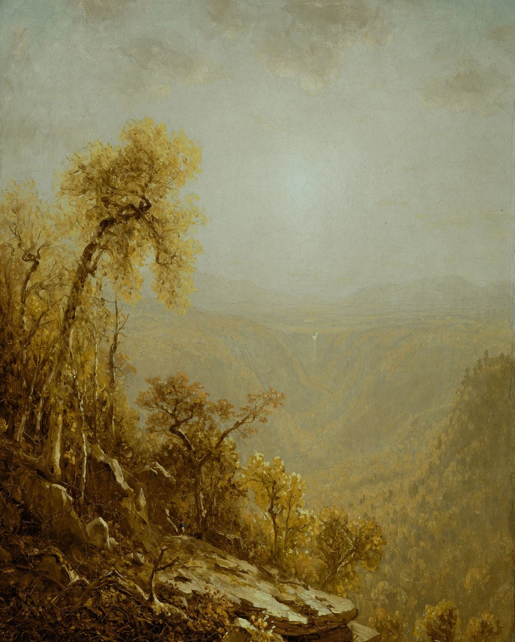 Clavo de Kauterskill, montañas Catskill de Sanford Robinson Gifford