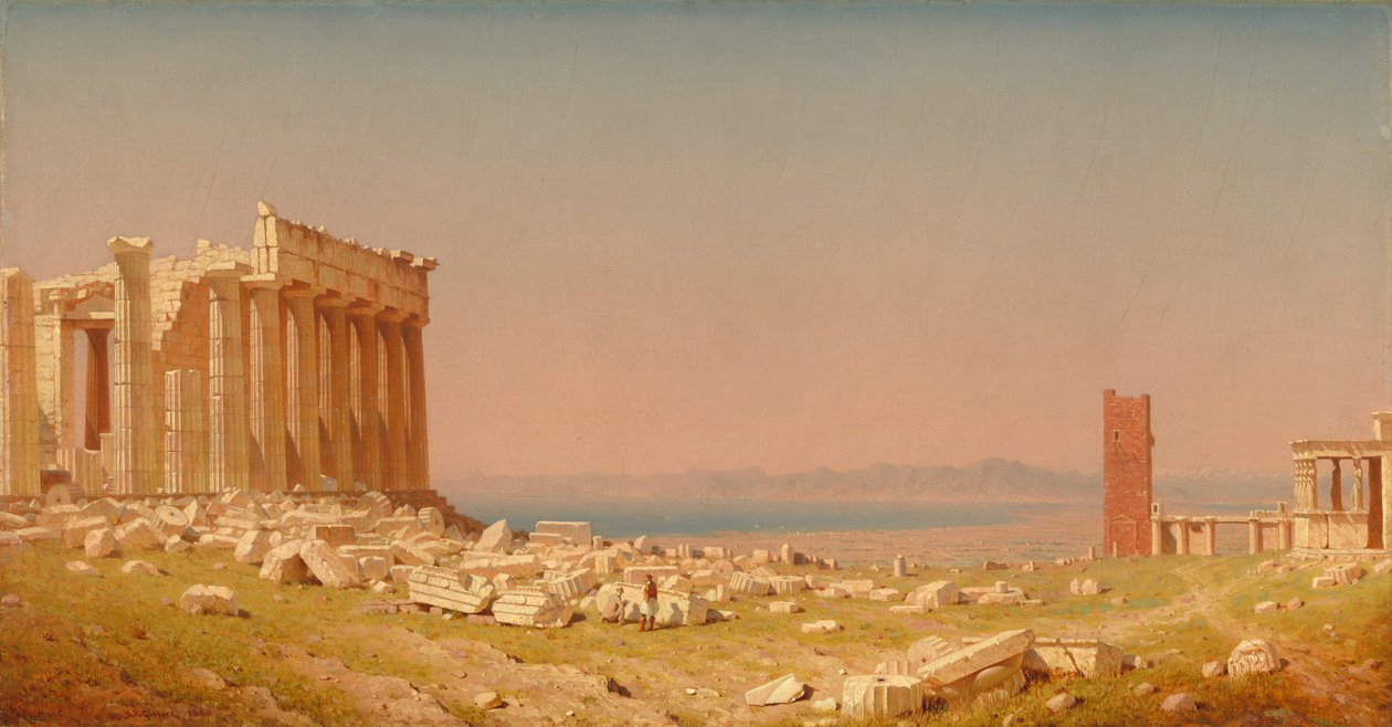 Ruinas del Partenón de Sanford Robinson Gifford