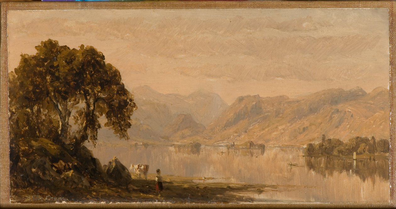 Rydalwater, a Sketch 1855 (Óleo sobre lienzo) de Sanford Robinson Gifford