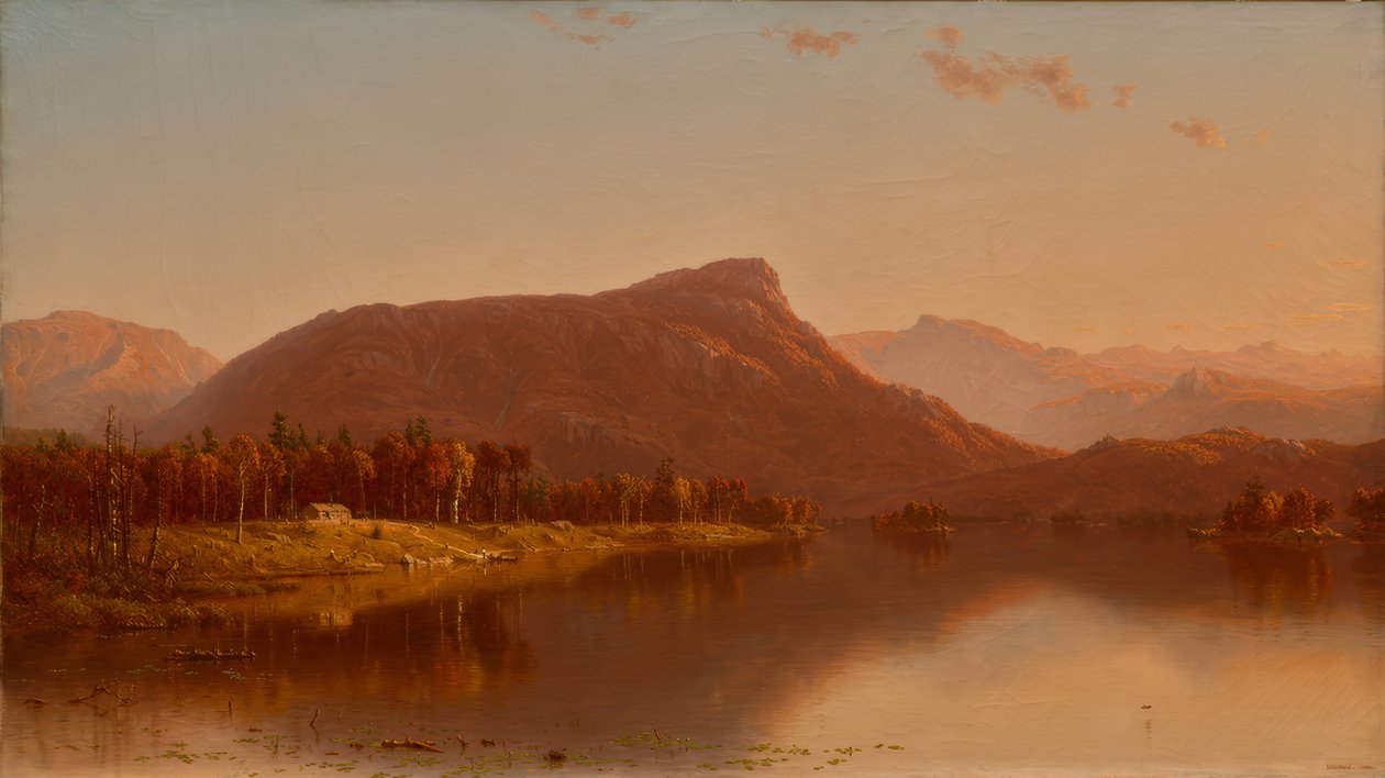Una casa en la naturaleza de Sanford Robinson Gifford