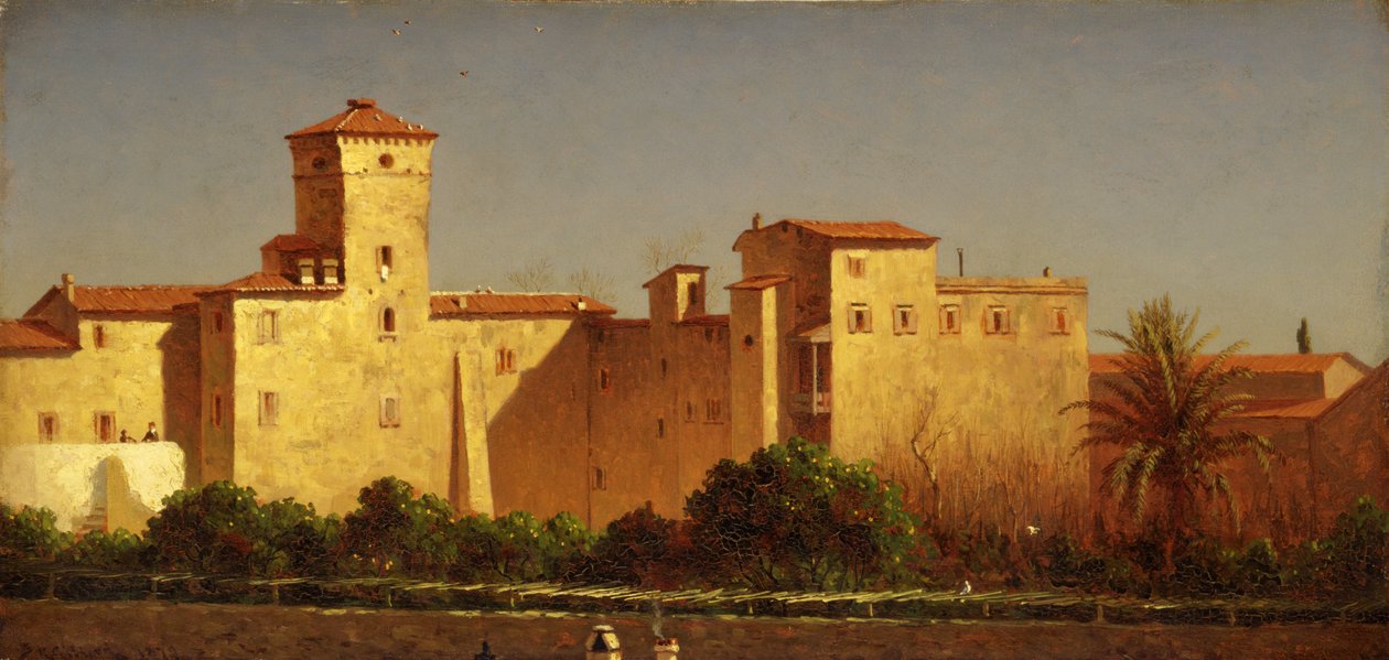 Villa Malta, Roma, 1879 de Sanford Robinson Gifford