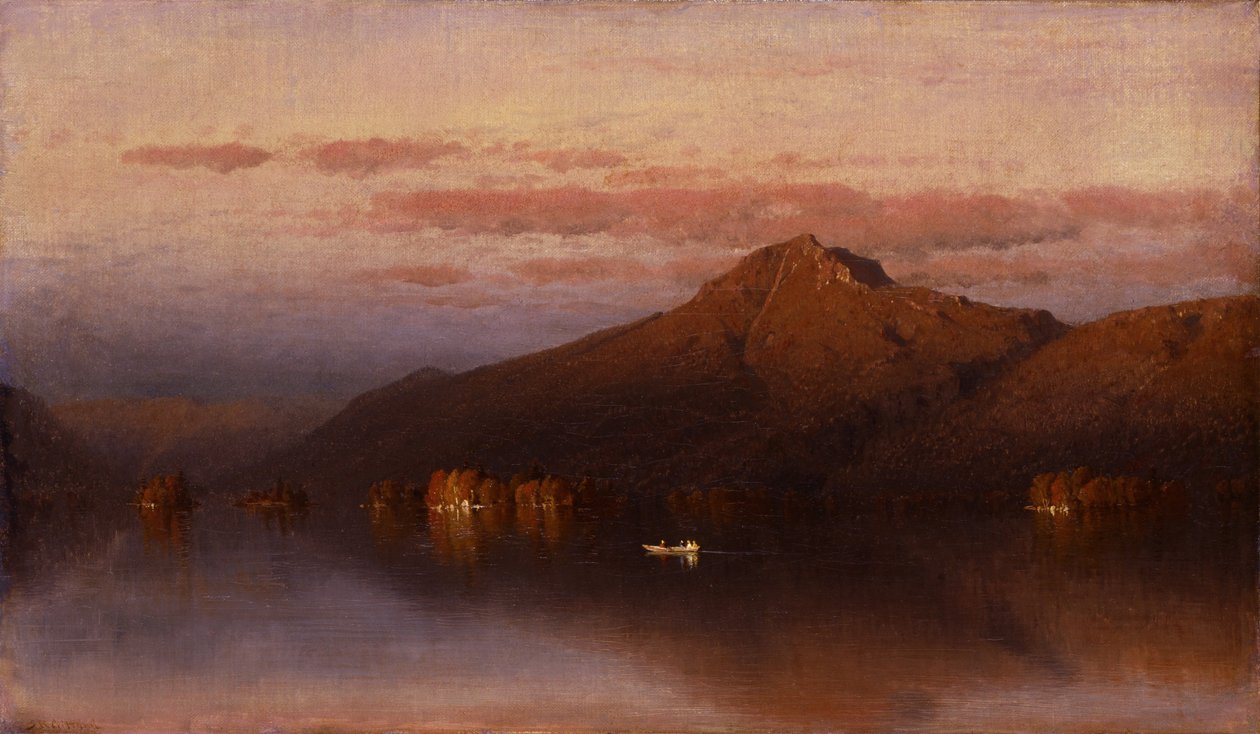 Whiteface Mountain desde Lake Placid de Sanford Robinson Gifford