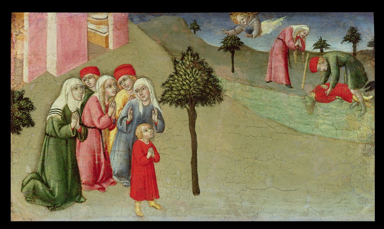 El milagro de San Bernardino de Sano di Pietro