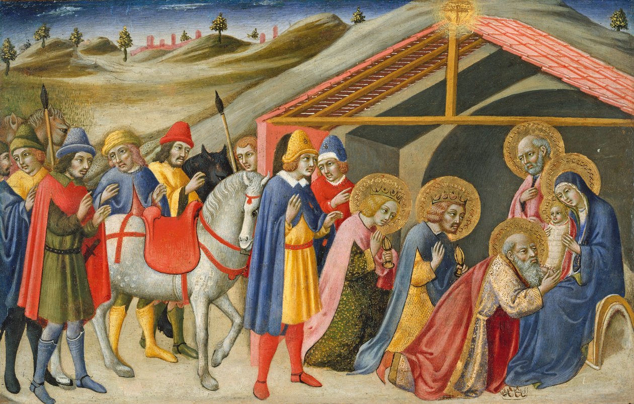 La adoración de los magos, c.1470 de Sano di also Ansano di Pietro di Mencio Pietro