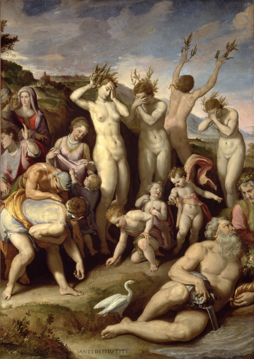 Las Hermanas de Faetón, 1572 de Santi di Tito