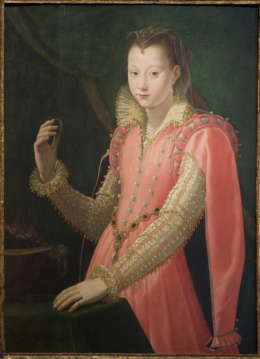 Retrato de una joven como Portia Catonis de Santi di Tito