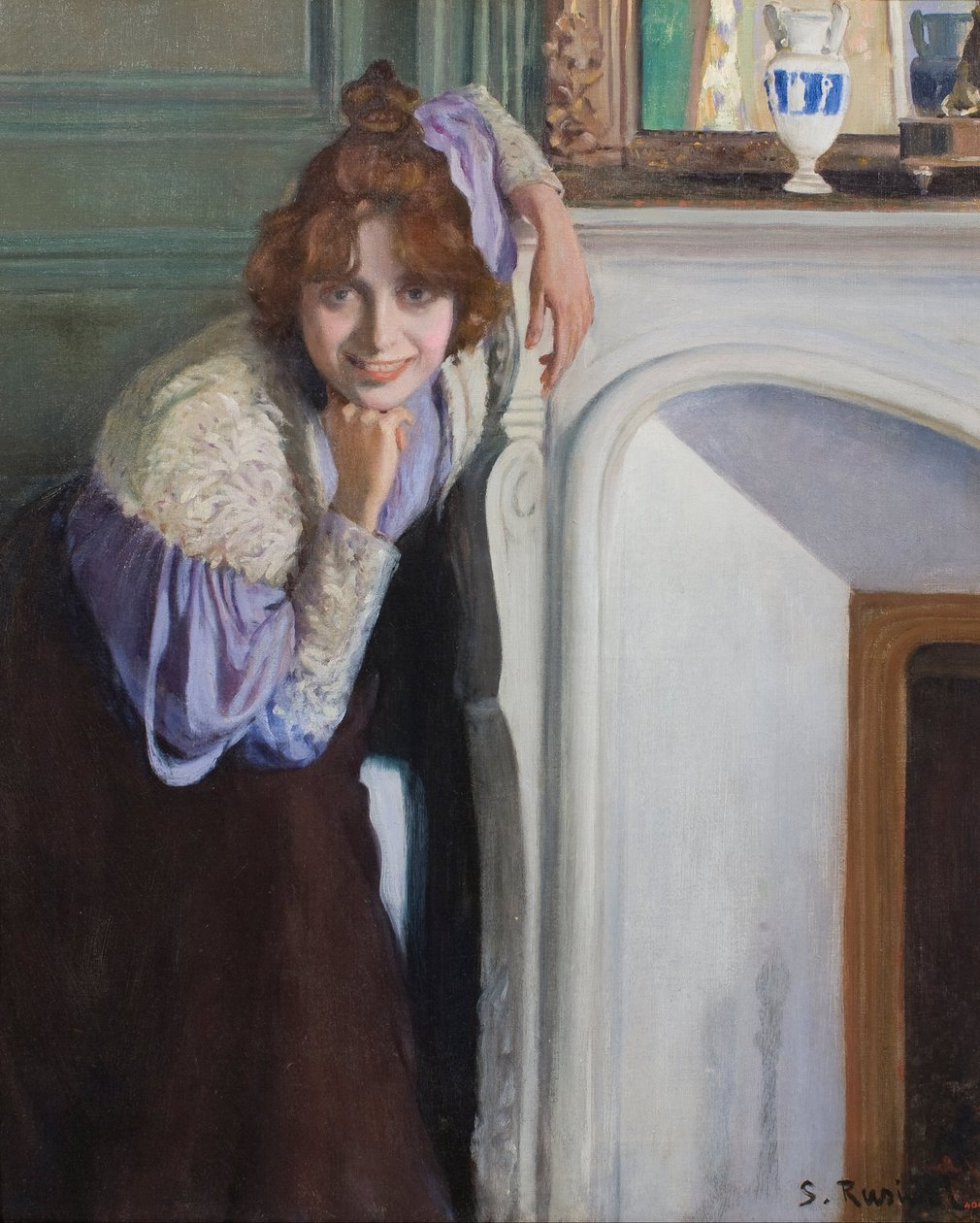Niña riendo de Santiago Rusiñol