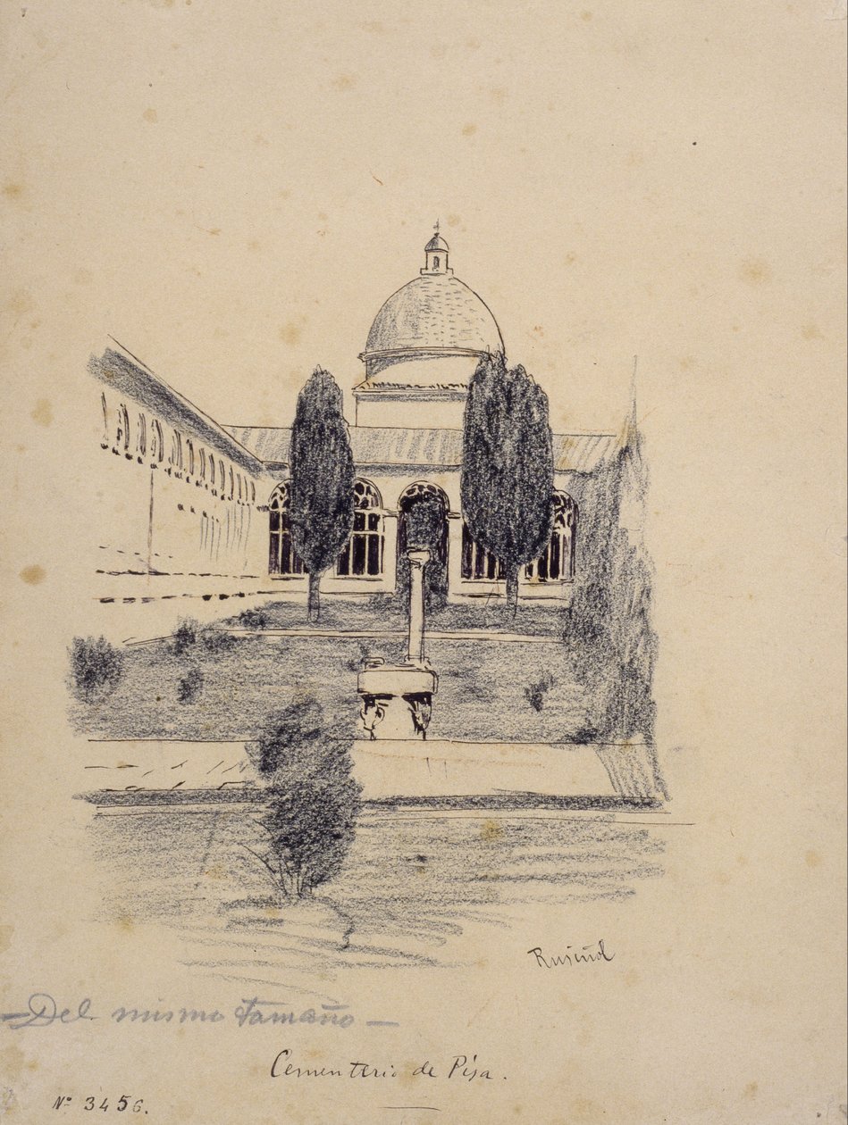 Cementerio de Pisa de Santiago Rusiñol