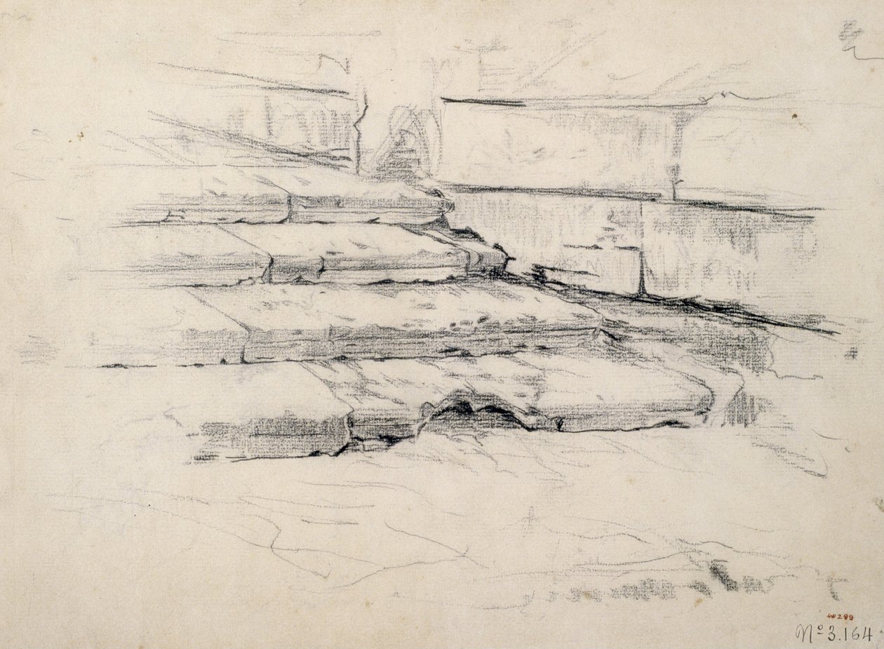 Estudio de escalones de Santiago Rusiñol