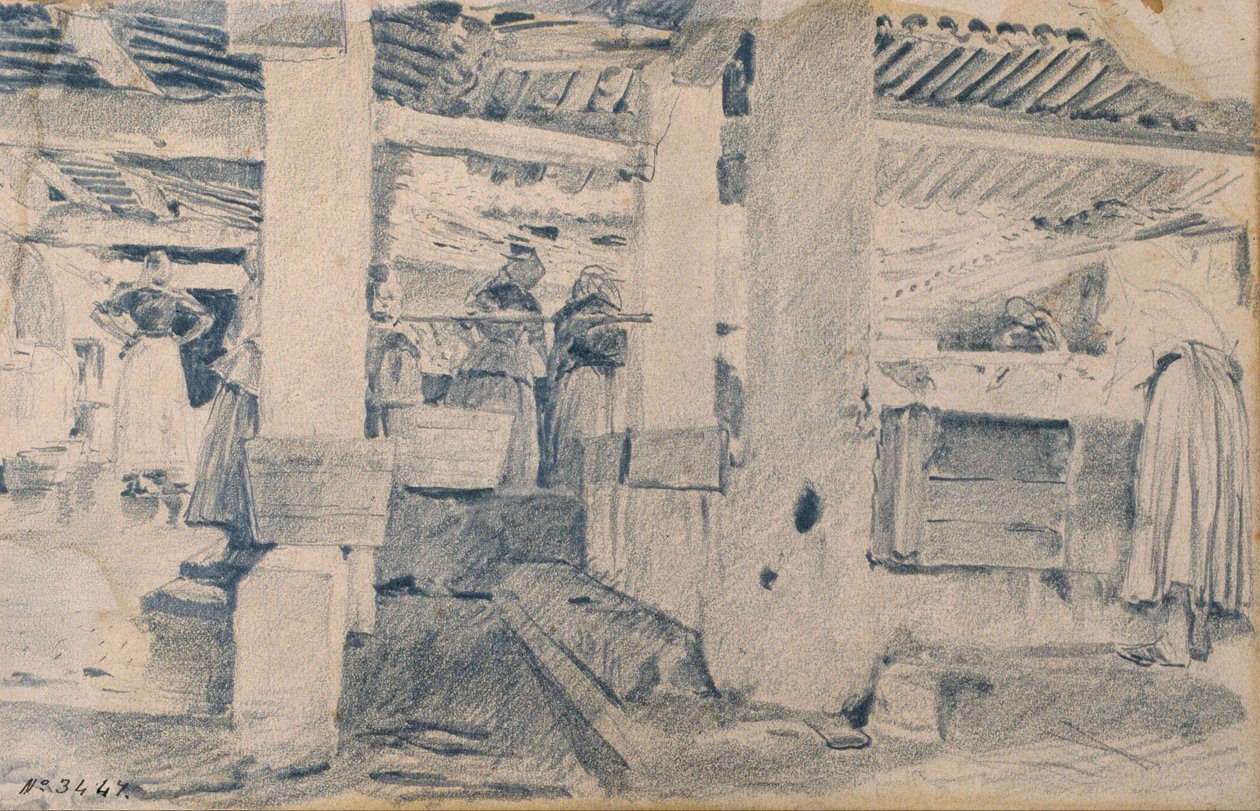 Lugar de lavado interior de Santiago Rusiñol