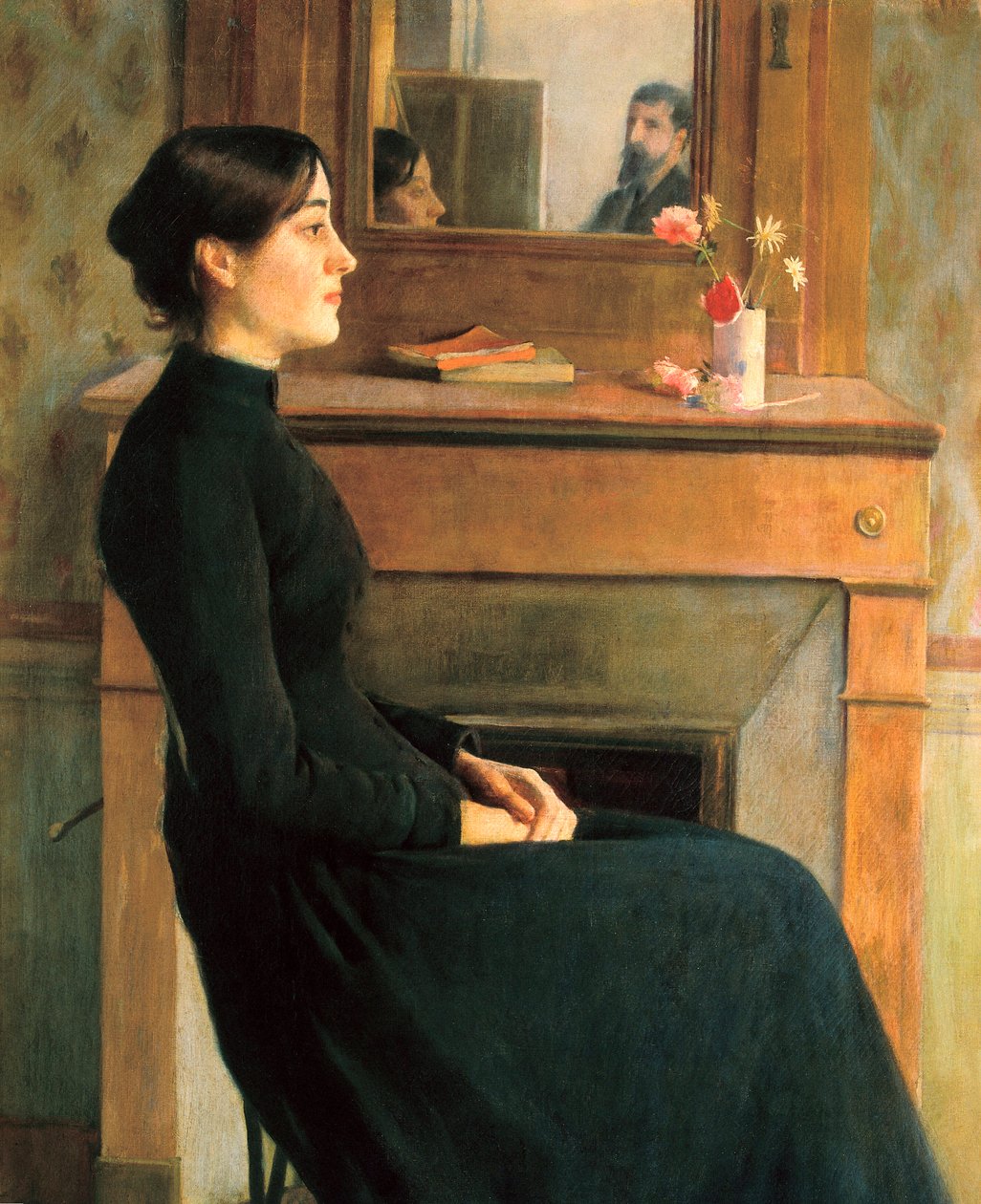 Retrato de una mujer de Santiago Rusinol i Prats
