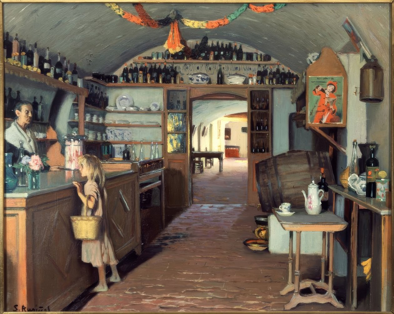 La pequeña taberna de Santiago Rusiñol
