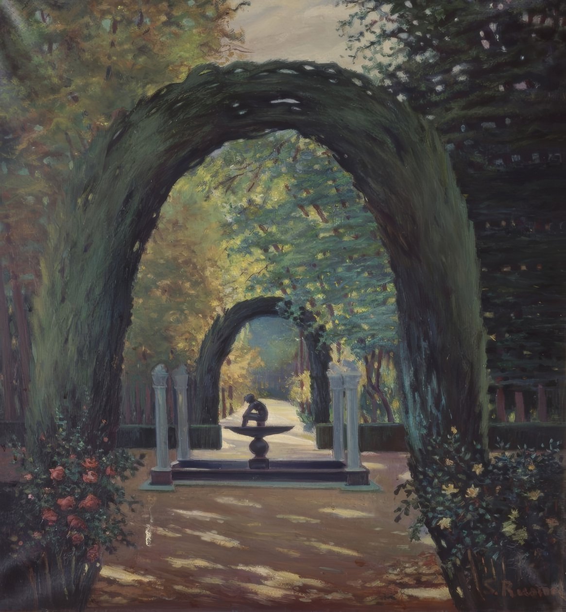 Fuente del Niño de la Espina – Jardines de Aranjuez de Santiago Rusiñol