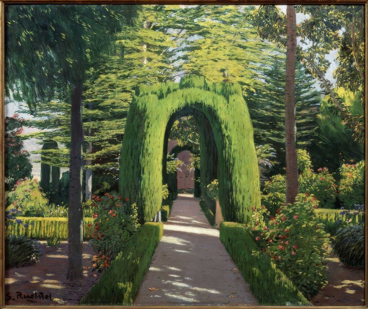 Glorieta. Jardín de Alcoy de Santiago Rusiñol