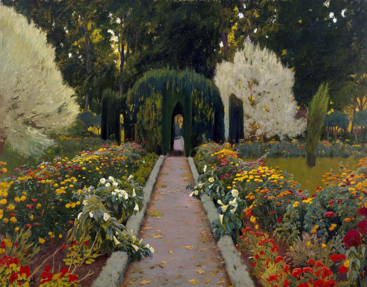 Jardín de Aranjuez. Glorieta II de Santiago Rusiñol