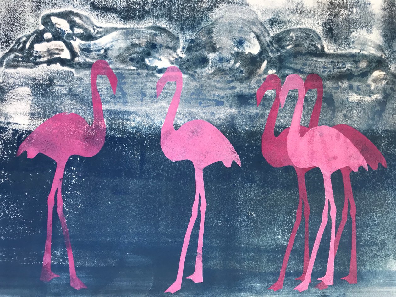 Flamencos de Sarah Thompson-Engels