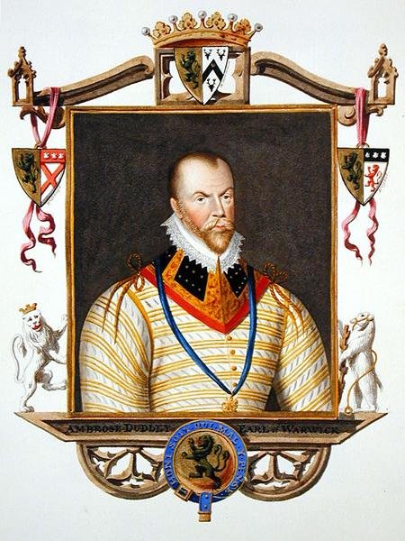 Retrato de Ambrose Dudley (c.1528-1590) 1er Conde de Warwick de 