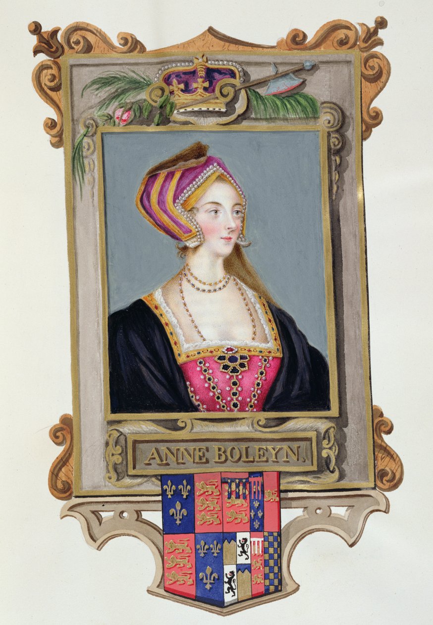 Retrato de Ana Bolena (1507-36) segunda reina de Enrique VIII, como una joven mujer de 