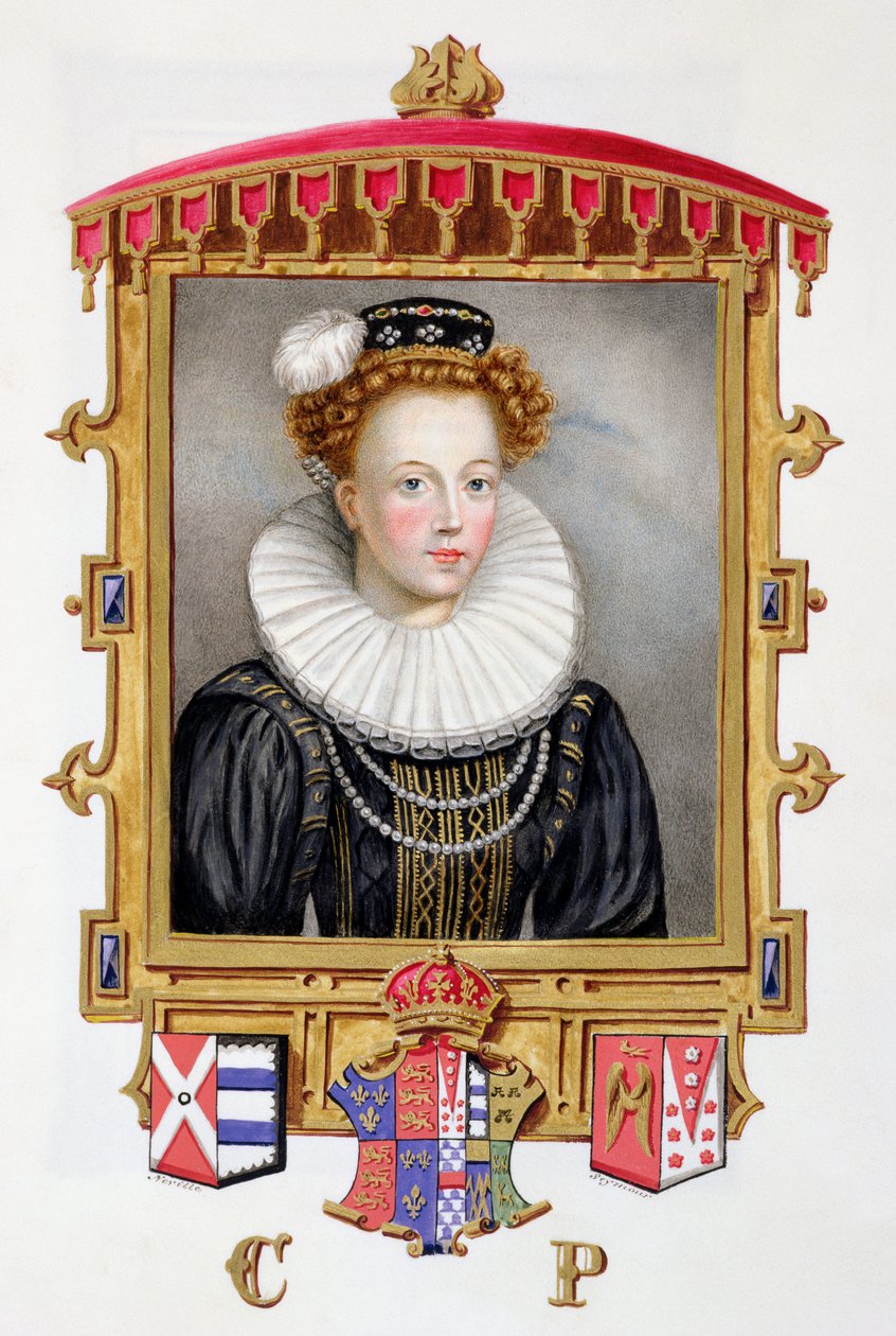 Retrato de Catherine Parr (1512-1548) sexta esposa de Enrique VIII como joven viuda de 