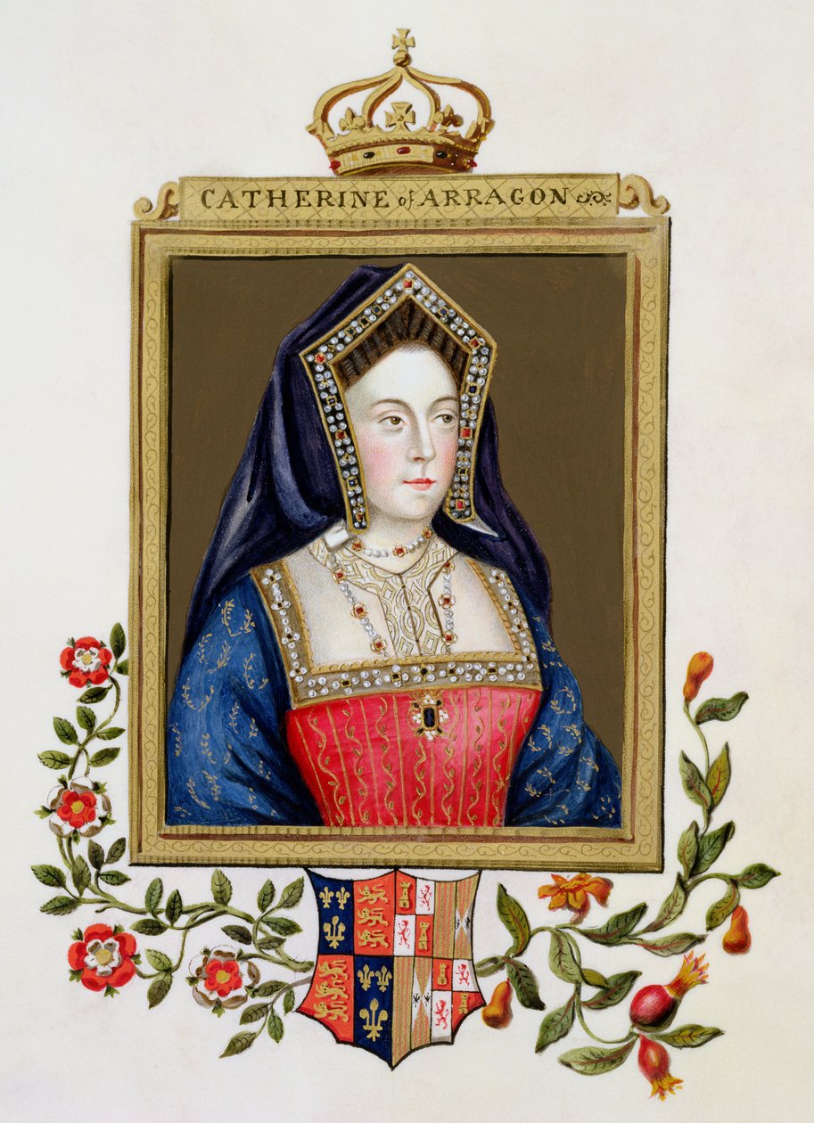 Retrato de Catalina de Aragón (1485-1536) primera reina de Enrique VIII de 