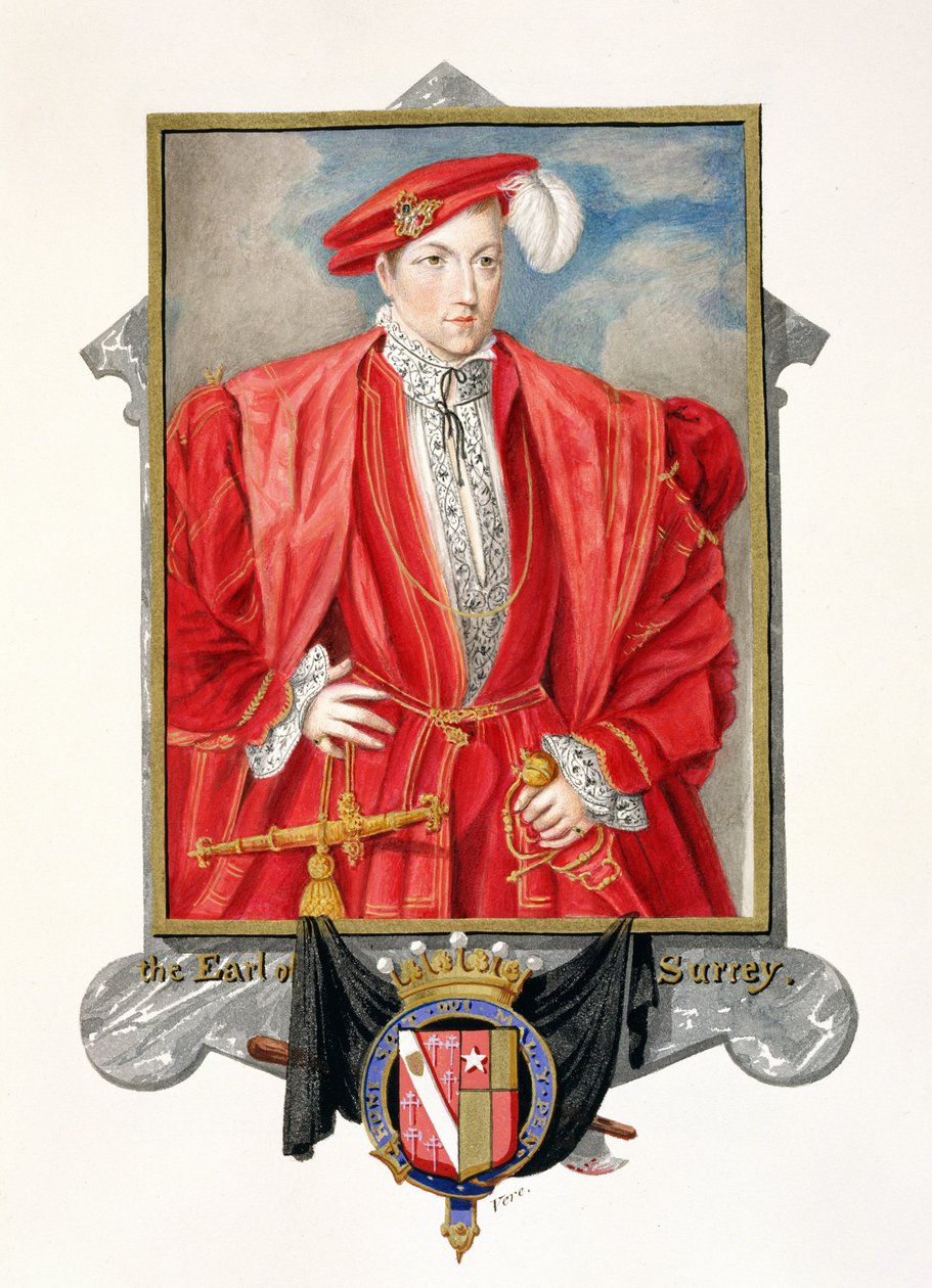 Retrato de Henry Howard (c.1517-47) Conde de Surrey de 