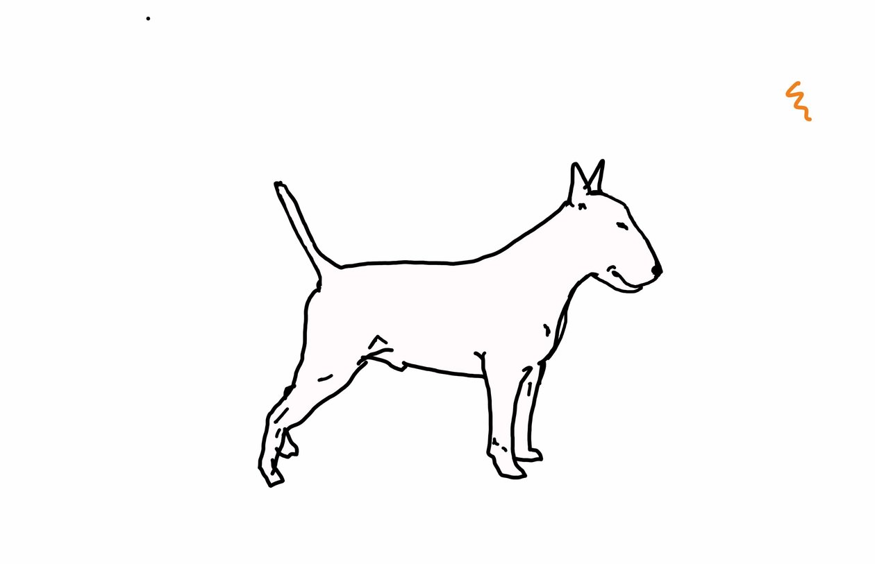 Bull terrier de Sarah Thompson Engels