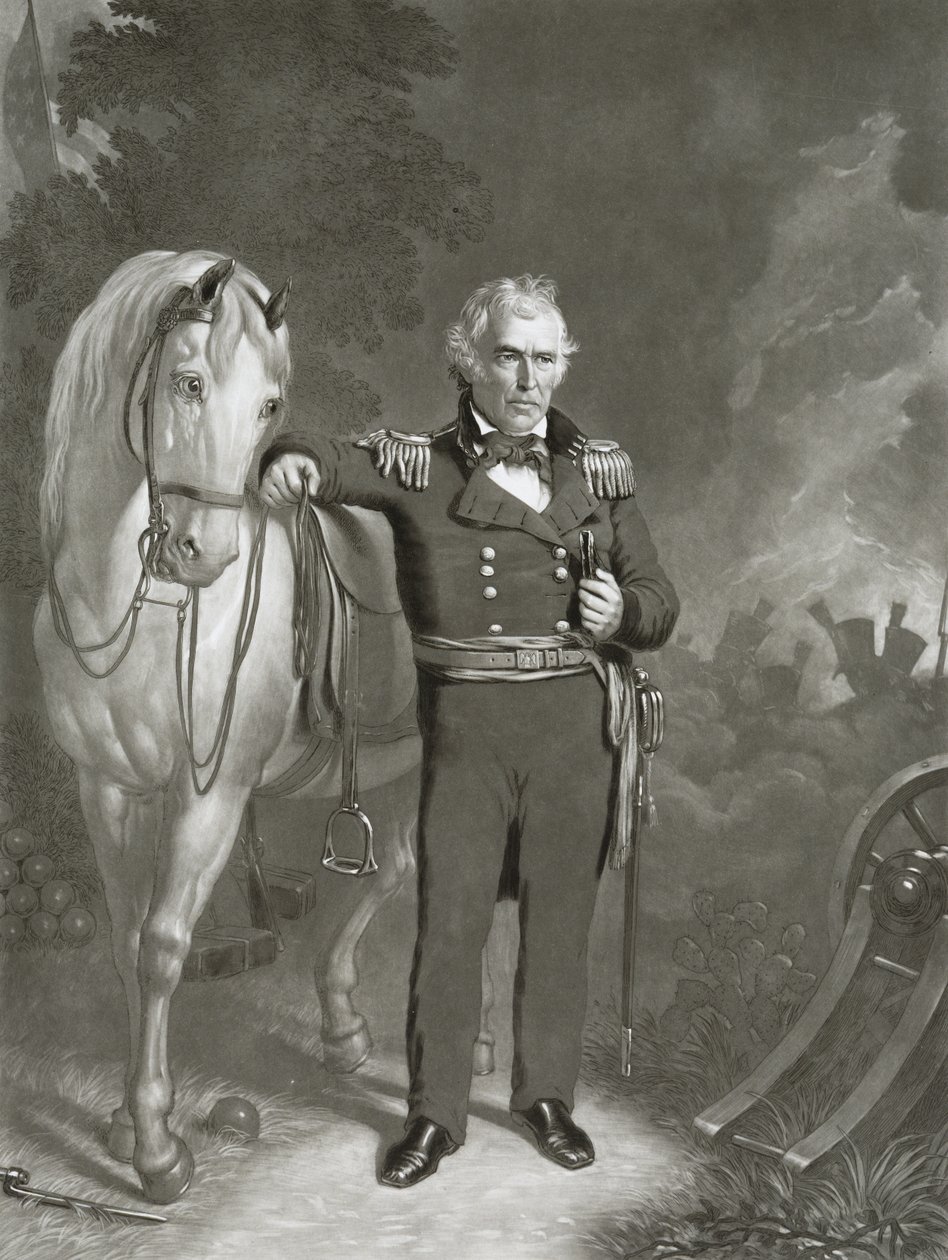 Mayor-General Zachary Taylor, 1849-1852 de Sartain and Sloanaker Sartain and Sloanaker