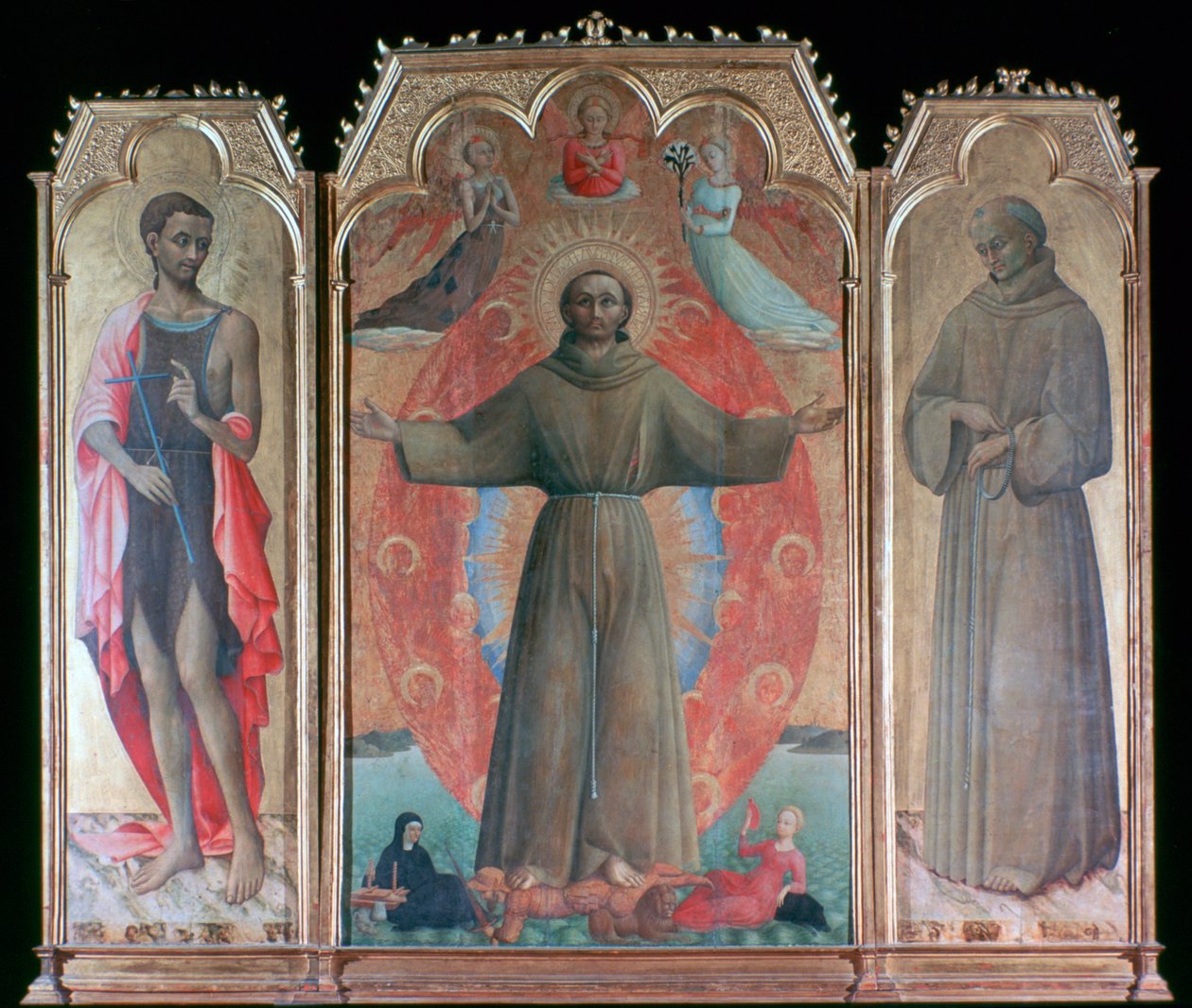 El éxtasis de San Francisco, 1437-1444 de Sassetta