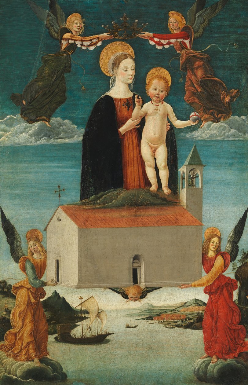 La traslación de la Santa Casa de Loreto, ca. 1510 de Saturnino Gatti
