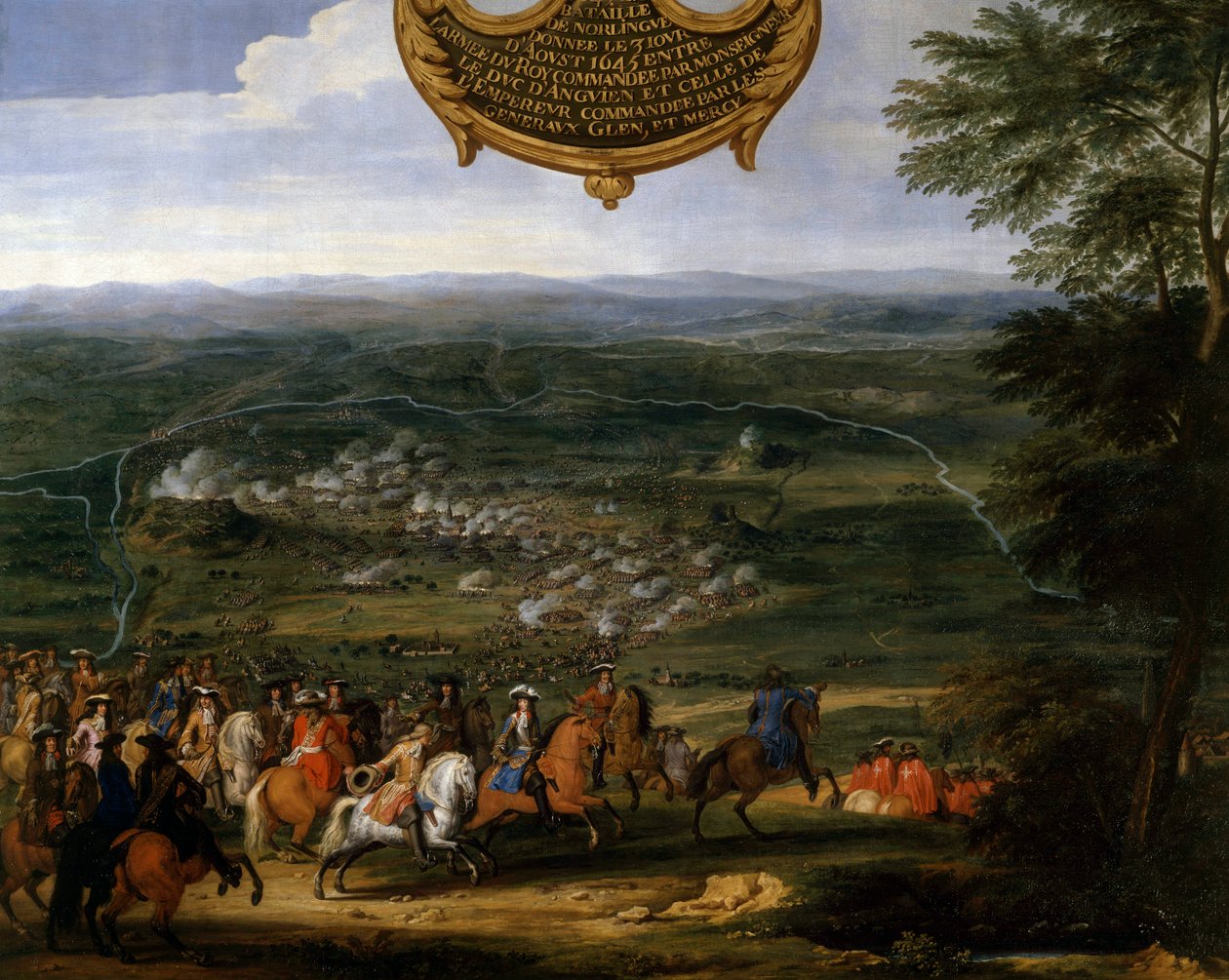 La Batalla de Nordlingen en 1645 de Sauveur Le Conte