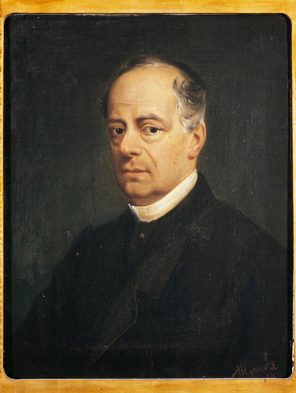 Retrato de Carlo Poerio (Nápoles) de Saverio Altamura