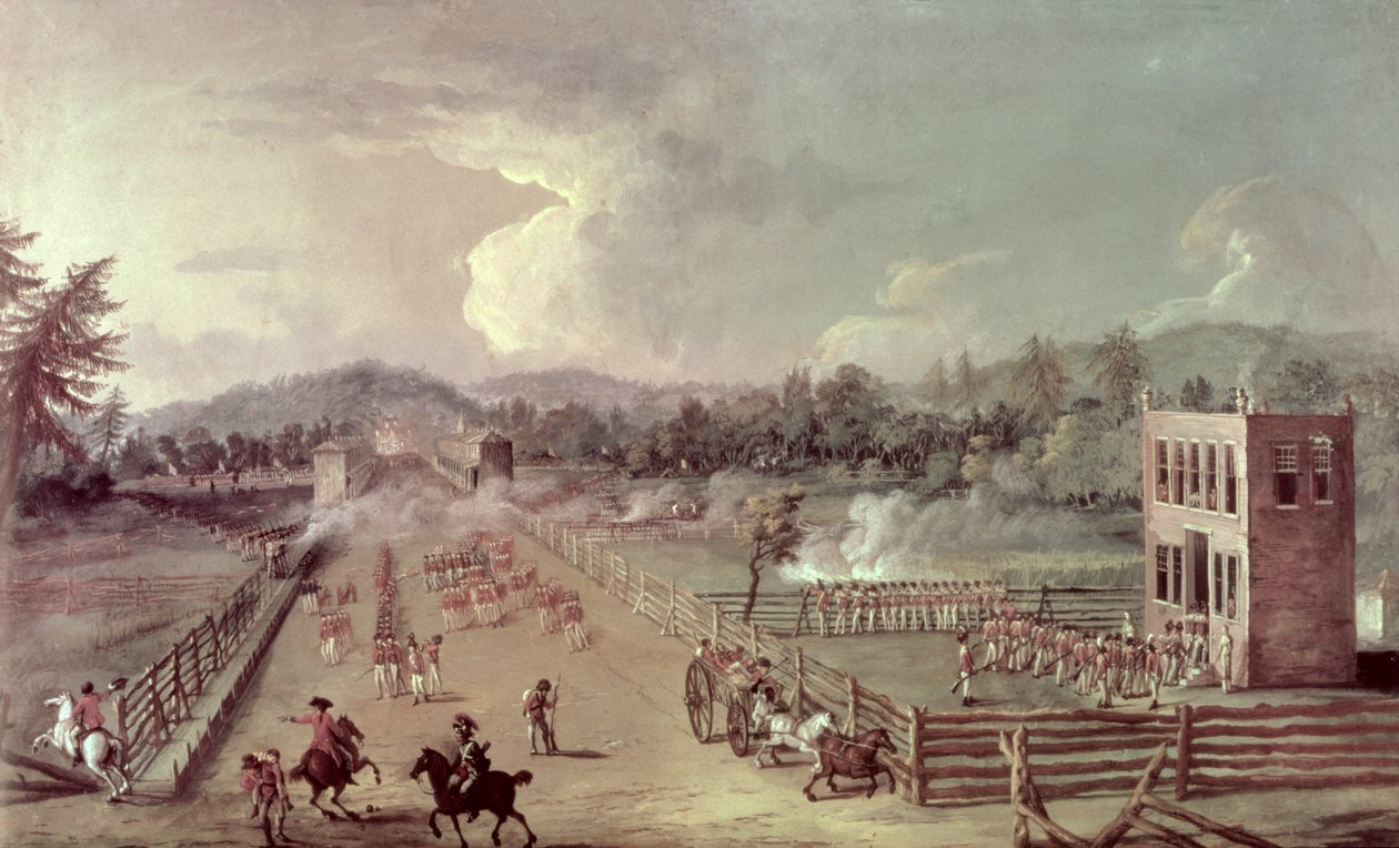 La batalla de Germantown, 4 de octubre de 1777 de Saviero Xavier della Gatta