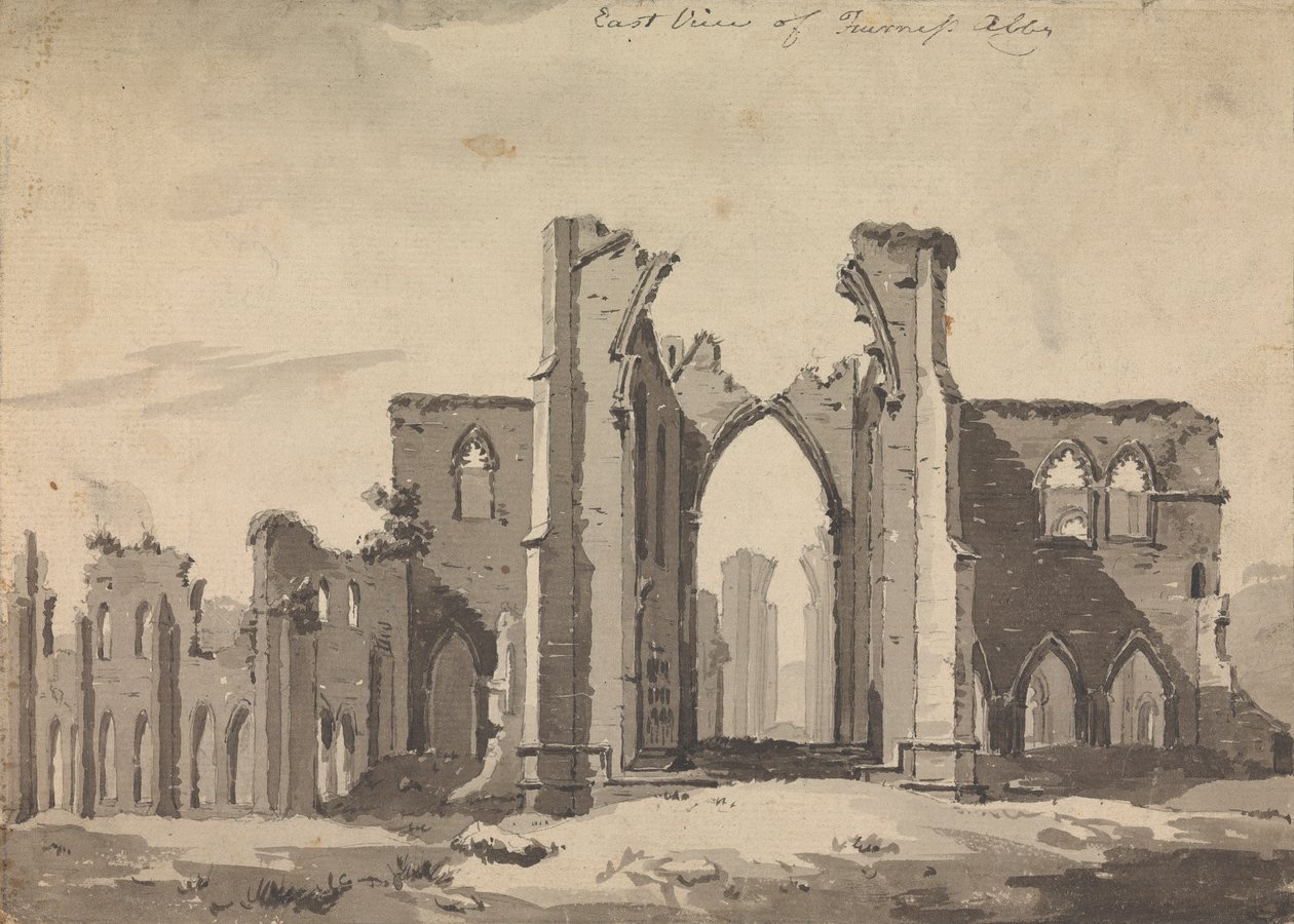 Vista este de la abadía de Furness de Sawrey Gilpin