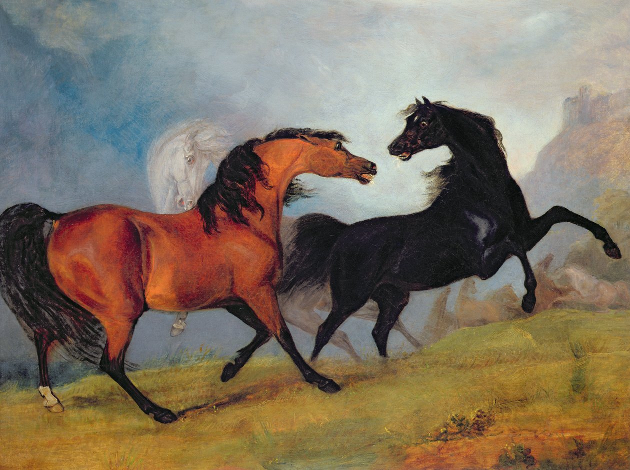 Caballos peleando de Sawrey Gilpin