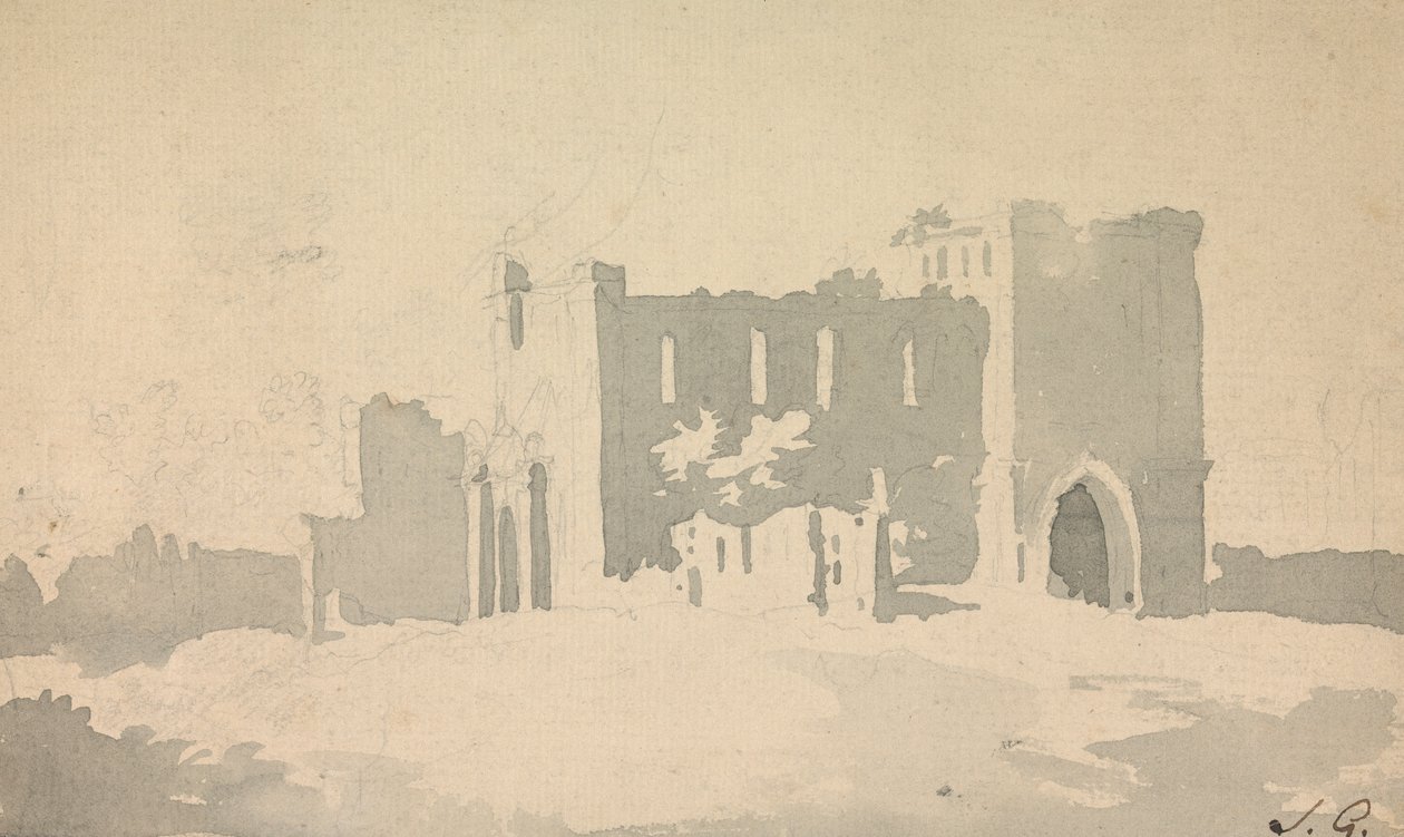 Croquis del castillo de Sawrey Gilpin