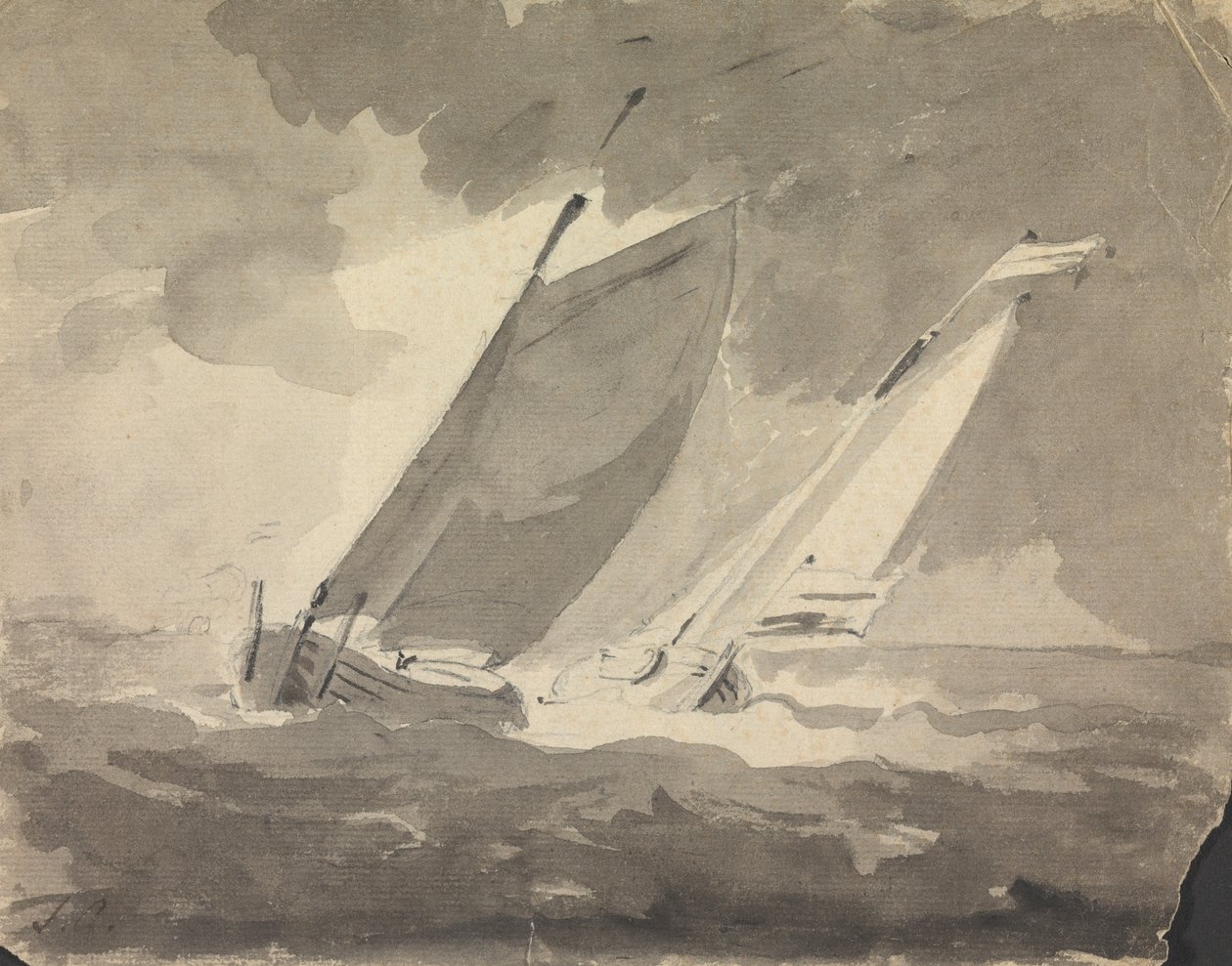 Dos veleros de Sawrey Gilpin