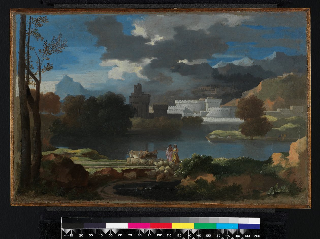 Paisaje clásico de Sébastien Bourdon