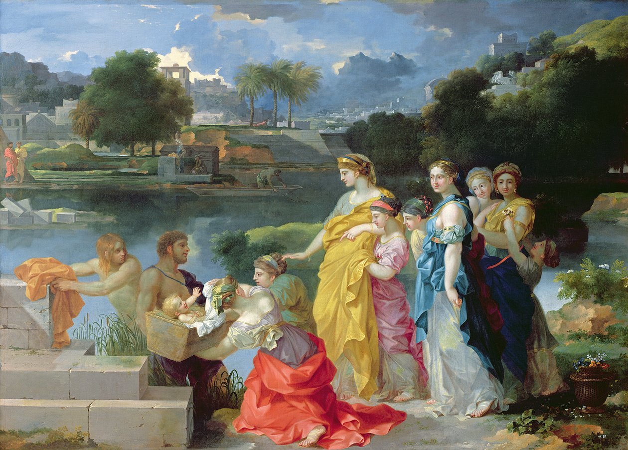 El hallazgo de Moisés, c.1650 de Sébastien Bourdon