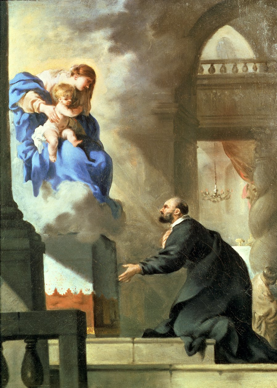 La visión de San Ignacio de Sébastien Bourdon