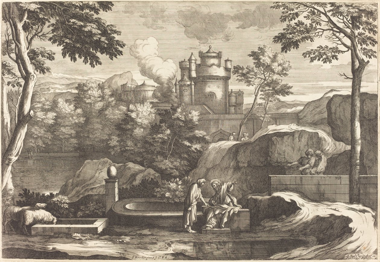 Jesús y la samaritana de Sébastien Bourdon