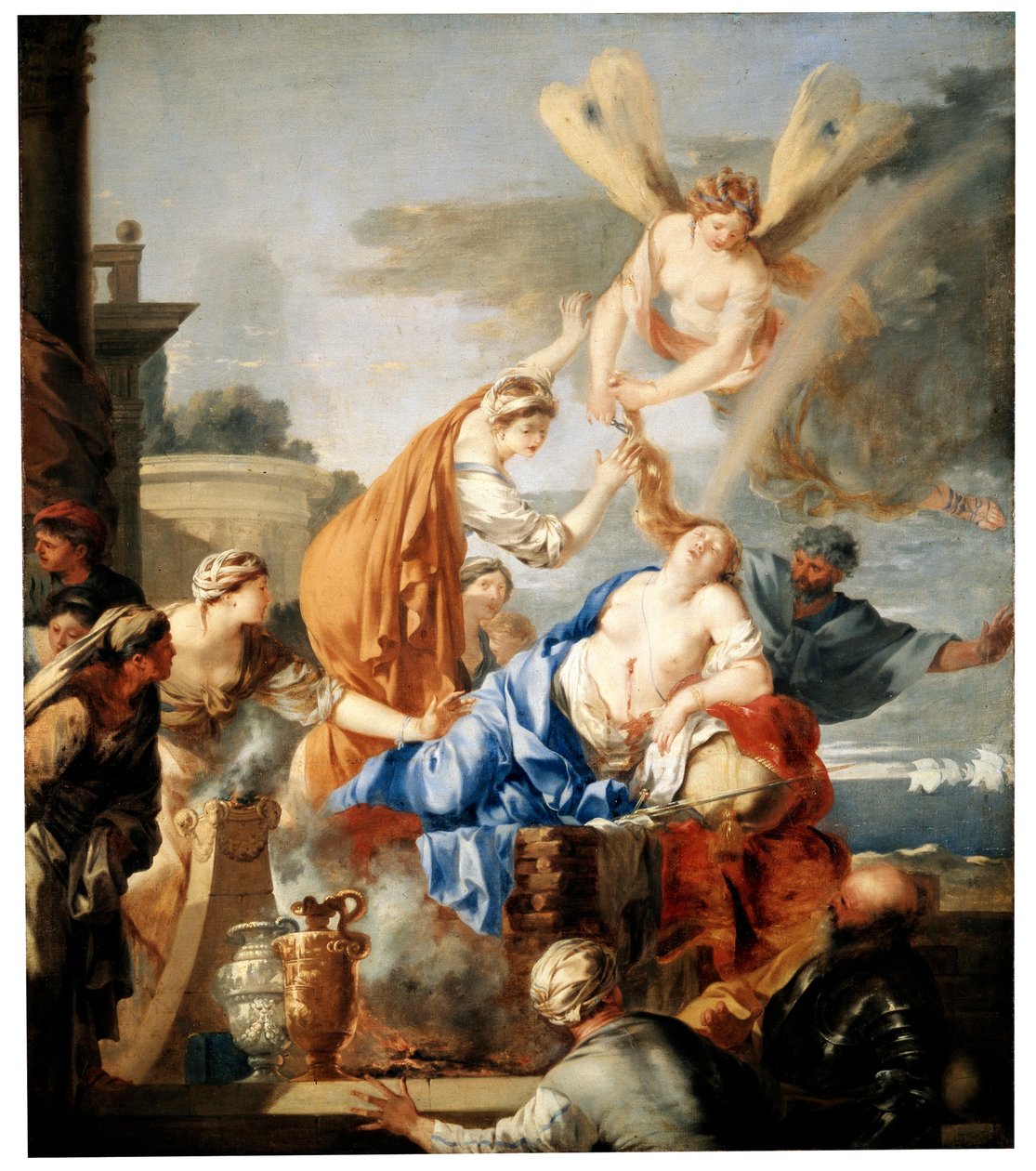 La muerte de Dido, c1637-c1640 de Sébastien Bourdon
