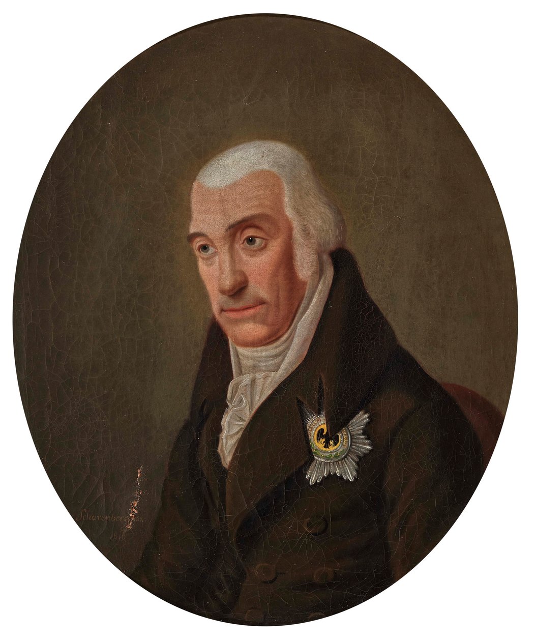 Retrato de Carlos II, Gran Duque de Mecklenburg-Strelitz 1741-1816, 1816 de Scharenberg