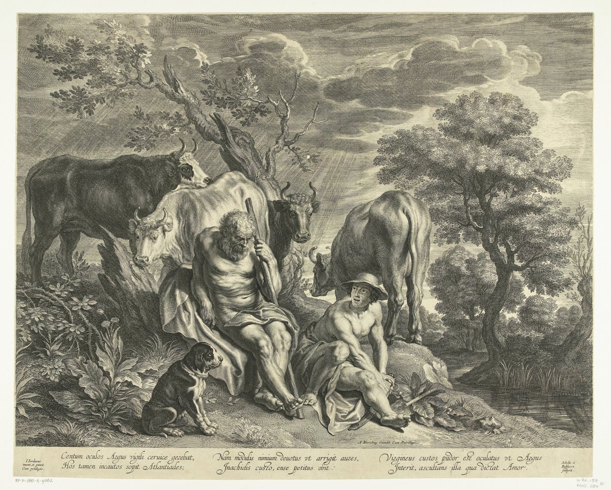 Mercurio en Argus de Schelte Adamsz. Bolswert