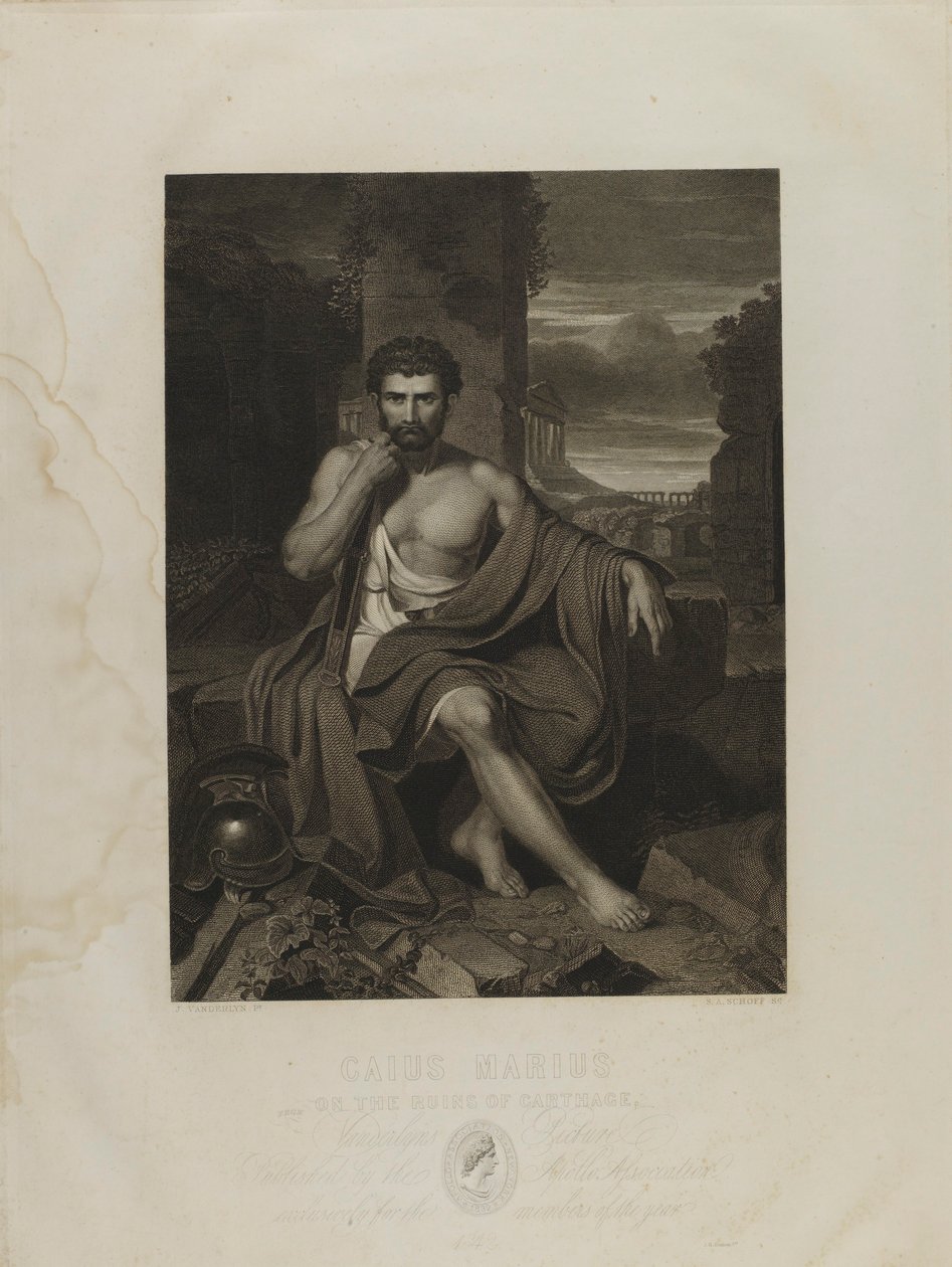 Cayo Mario sobre las ruinas de Cartago de Schoff, Stephen Alonzo