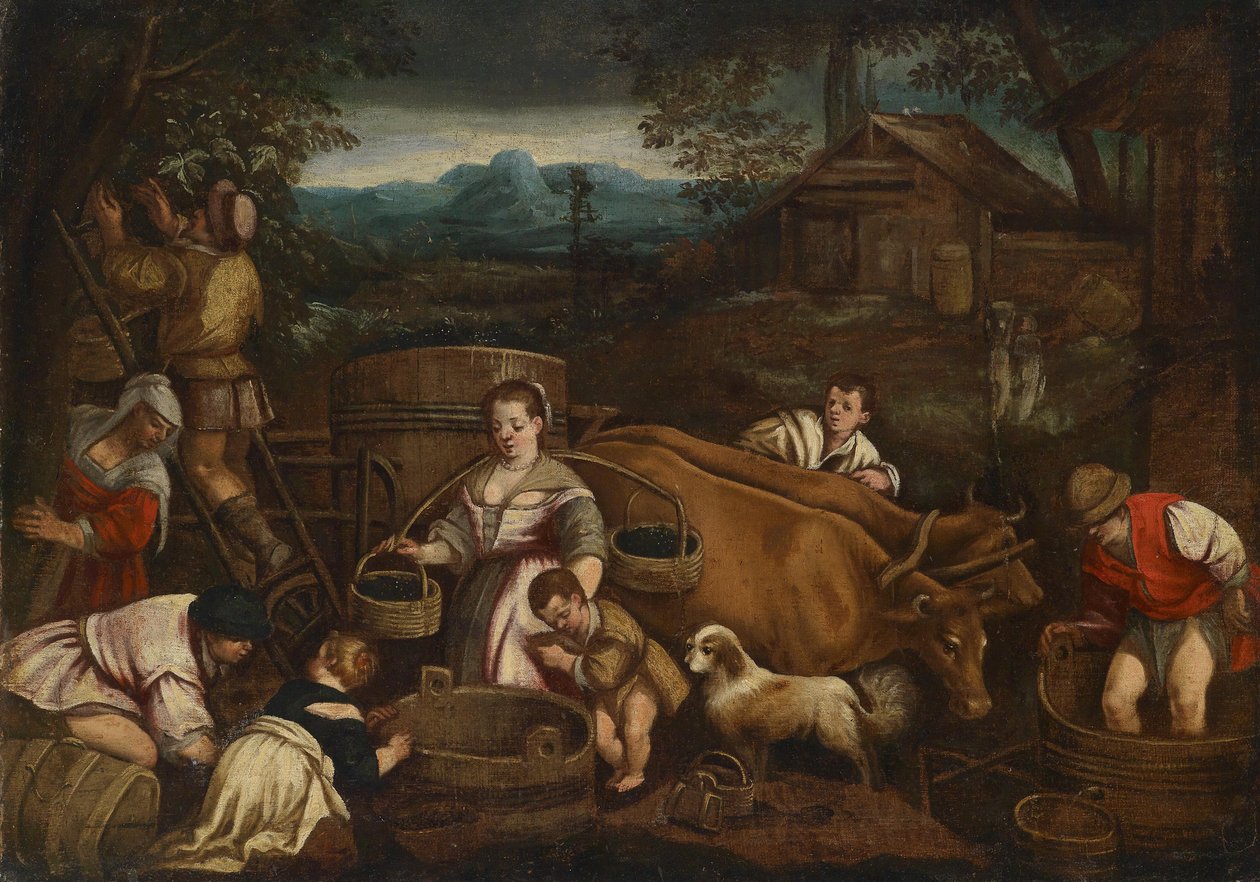 El otoño (Vendimia) de School of Francesco Bassano the Younger