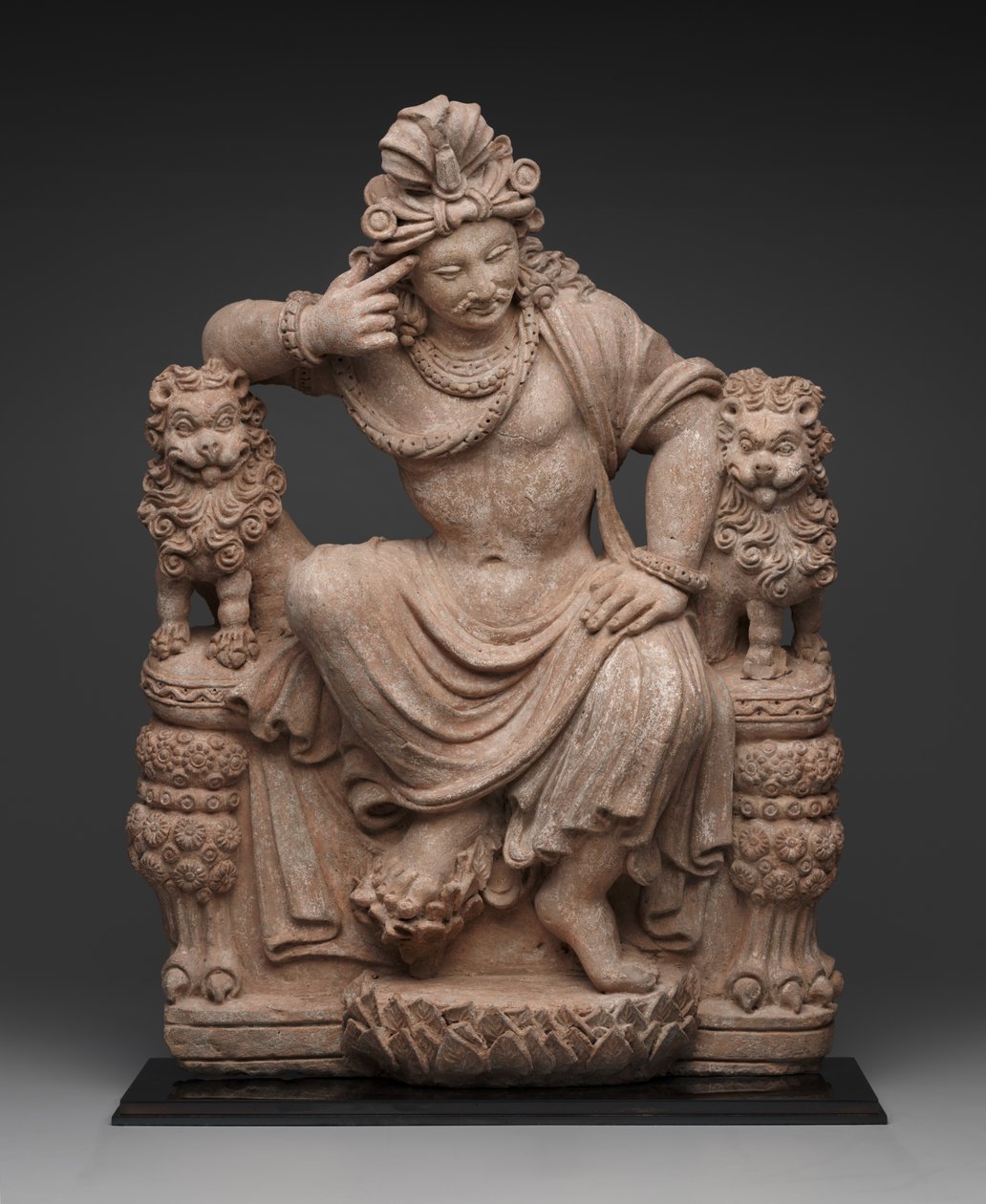 Bodhisattva pensante, siglo IV al VI d.C. de School Afghan
